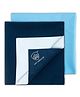 MY ARMOR Baby Quick Drying Mattress Protector Small Pack of 2 - Royal Blue & Sky Blue