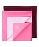 MY ARMOR Baby Quick Drying Mattress Protector Large Pack of 2 - Pink & Maroon