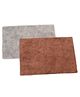 MY ARMOR Premium Anti-Slip Cotton Door Mats Set of 2  - Grey and Brown