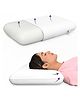 MYARMOR Orthopedic Memory Foam Queen Pillow - White