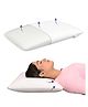 MY ARMOR Orthopedic Memory Foam Thin Pillow  - White