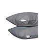 MYARMOR Cotton Terry Pillow Protectors Standard Size Set of 2 - Grey