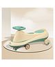 R for Rabbit Iya Iya Drift Swing Car for Kids, Twister Magic Ride on Panda Car with Scratch Free PU LED Wheel for 3+ Years Baby Boy & Girl, Weight Capacity upto 125KG (Peach Green)