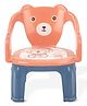 Baybee Plastic Chair for Kids Study Table Chair with Cushion Seat & High Backrest - Pink
