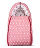 Baybee New Born Baby 2 in 1 Cotton Bed Cum Carry Bed  - Pink