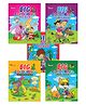 Diamond Toons Big Colouring Books Colouring Books Set of 4 - English