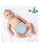 Chinmay Kids Cloth Diaper Adjustable Reusable Washable Printed Button Diaper With Insert - Blue