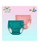 Chinmay Kids Reusable Swimwear Diaper Pants Set Of 2 - Green & Pink