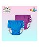 Chinmay Kids Reusable Swimwear Diaper Pants Set Of 2 - Purple & Blue