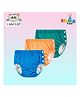 Chinmay Kids Reusable Swimwear Diaper Pants Set Of 3 - Blue Orange & Green