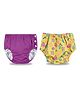 Chinmay Kids Reusable Swimwear Diapers Pack of 2 - Yellow & Purple