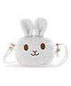SYGA Children Girls Messenger Bag Coin Purse Small Bunny Rabbit Cat Cartoon Shoulder Bag- White