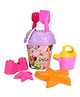 Dora Beach Bucket With Accessories Pack of 7 - Multicolor