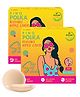 PINQ POLKA Premium  Ultra Reusable Nipple Cover Pasties, Round Shape - Combo of 2 (Pack of 4)