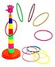 Wishkey Quoits Ring Toss Game for Kids Multicolor - 17 Pieces
