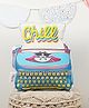 Sivya by home Typewriter Shape Cushion for kids - Blue