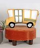Sivya by home Bus Shaped Cushion for kids - Yellow