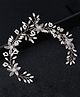 Yellow Chimes Bridal Hair Vine for Women and Girls Bridal Hair Accessories for Wedding White Headband Hair Accessories Wedding Jewellery for Women Pearl Bridal Wedding Head band Hair Vine for Girls