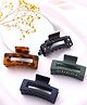 Yellow Chimes Claw Clips for Women Hair Clutches for Women Hair Accessories For Women Set of 4 Pcs Claw Clip Multicolor Big Clutchers for Hair Clutcher for women and Girls Gift for Women & Girls