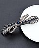Yellow Chimes Hair Clips for Women Hair Barrette Clips for Girls Blue Crystal Hairclips French Barrette for Girls and Women Hair Accessories.