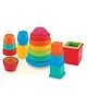 Funskool Giggles Pull Stack N Link Toy Set - Multicolour 