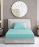 Filymore 240 TC Pure Microfiber Single Bed Bedsheet with 1 Pillow Cover - Aqua