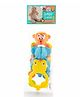 Sunny Jungle Friends Animal Shaped Rattle Set of 3 - Multicolour