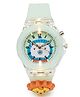 KIDSUN Lion Applique Embellished Multi Function Light Analog Watch - Green