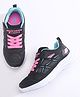 Skechers Glimmer Kicks Fresh Glow Casual Sneaker Shoes - Black