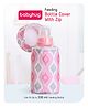 Babyhug Feeding Bottle Cover with Zip Ogee Print Pink - Fits Upto 330 ml