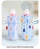 Babyhug Feeding Bottle Cover Elephant Print Pack of 2 Blue - Fits Upto 280 ml Bottle