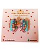 NYRA DESIGN STUDIO Butterfly Design Detailed Shimmer Layered Bow On Hair Clip - Multi Colour