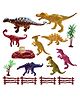 FunBlast Dinosaur Toy Set of 8 - Multicolor