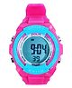 FunBlast Alarm with Digital Dial Wrist Watch - Pink
