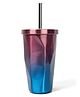 FunBlast Tumbler with Lid and Straw Vacuum Cup  550 ml