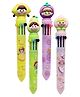 FunBlast Cute Cartoon Topper Ball Pens Set Pack of 4 -Multicolor