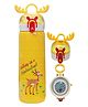 FunBlast Stainless Steel Vacuum Water Bottle with Lock button Yellow - 440 ml