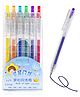 FunBlast Sparkle Glitter Gel Pen for Art and Craft Work 6 Pens - Multicolor