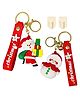 FunBlast Merry Christmas Keychain Santa Keychain - Pack of 2