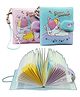 FunBlast Unicorn Themed 2 in 1 Mini Keychain Diary Small Size Pack of 2 Multicolor - 45 Pages