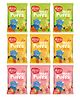Slurrp Farm Fruit and Vegetable Baked Puffs  in Yummy Flavours Carrot Strawberry & Banana Mango Pack of 9 - 15 g Each