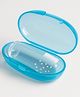 NeonateCare Silicone Baby Finger Brush for kids with Case- Blue