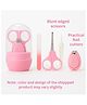 NeonateCare Baby Nail Trimmer Grooming Scissors & Nail Clipper Set Kit Manicure Set of 4 Pcs with Box Kids Nail Cutter- (Pink Anda)