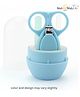NeonateCare Baby Nail Clipper Safety Cutter Toddler Infant Scissor Manicure Pedicure Care kit - (Blue Anda)