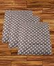 Mittenbooty Diaper Changing Mat Set of 3 with Removable Waterproof Sheet Star Print- Grey