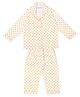 Funkrafts Full Sleeves Polka Dots Printed  Night Suit - Yellow
