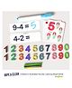 Baybee Wooden Counting Sticks and Math Toys with Wipe and Clean Cards - Multicolour