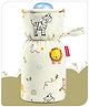 Babyhug 100% Cotton Premium Feeding Bottle Cover with Sherpa Lining Lion Print - Fits upto 330 ml