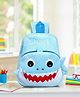 Babyhug Shark Faced Soft Toy Bag - 13 Inches