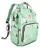 Chinmay Kids Large Capacity Mother Bag Diaper Backpack with Insulated Bottle Storage - Light Green